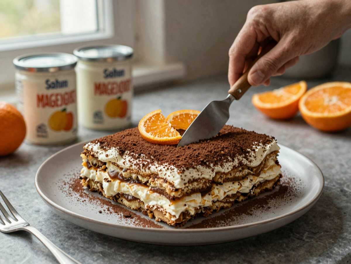 Das unwiderstehliche Tiramisu-Rezept mit Mandarin-Orangen, das Sie unbedingt ausprobieren müssen! – während der Zubereitung