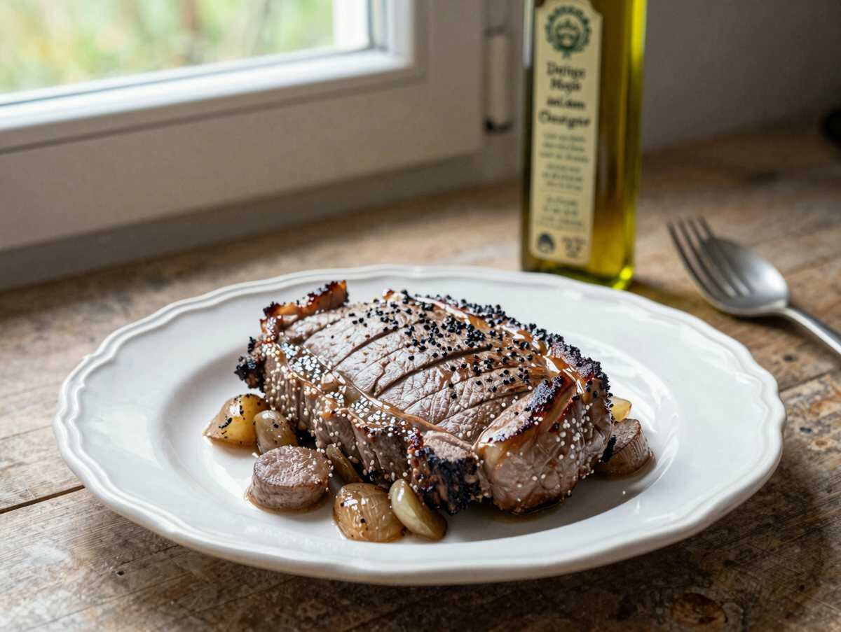Deftige Magie aus dem Schongarer: Unwiderstehlicher Wohlfühl-Schmorbraten! – während der Zubereitung
