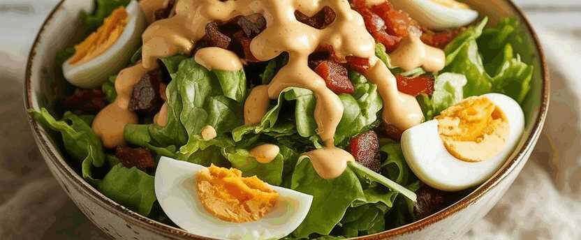 Deftiger Vesper-Salat ohne Mayonnaise – so sieht es fertig aus