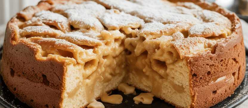 Den backe ich 3x in Monat, Polnischer Puddingkuchen mit 650 ml Milch! – so sieht es fertig aus