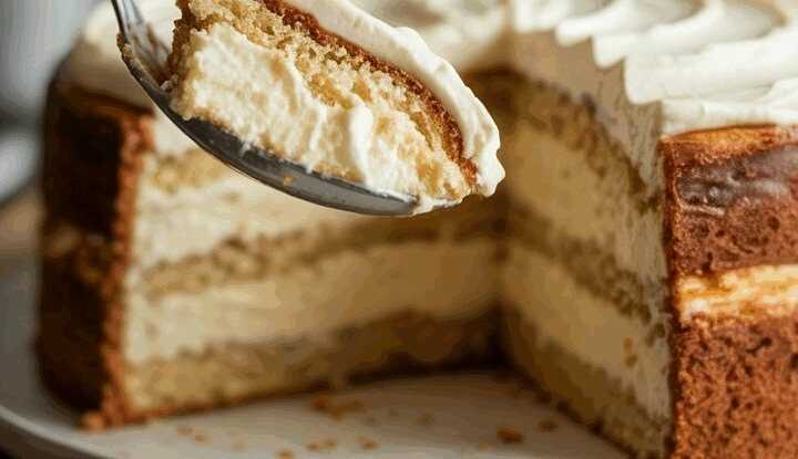 Der beste Vanillecreme Kuchen ohne Backen mit 250 ml Schlagsahne