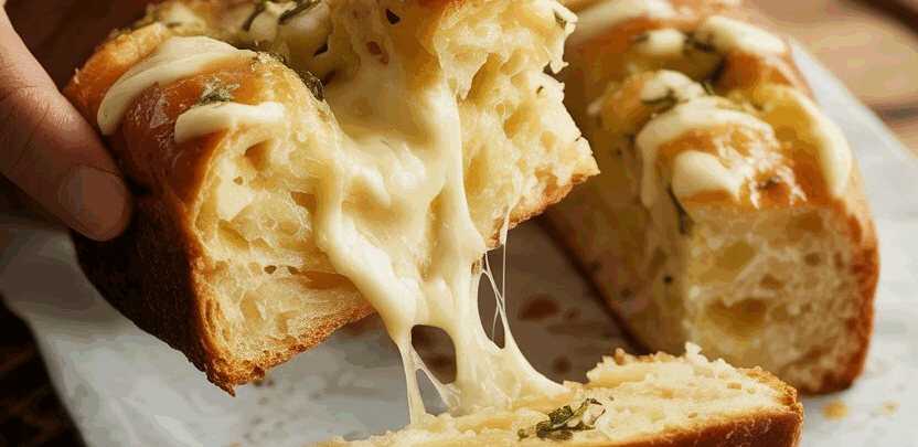 Dermaßen gut, Knoblauchbrot ohne Kneten in 30 Minuten