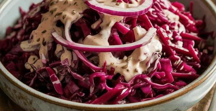Deutscher Krautsalat für Beilage