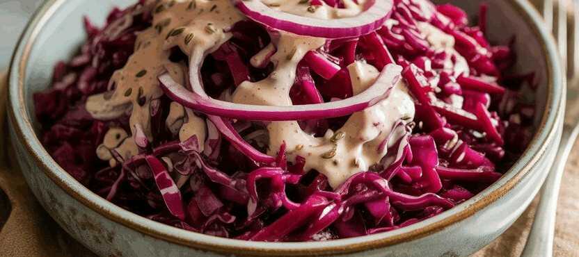 Deutscher Krautsalat für Beilage