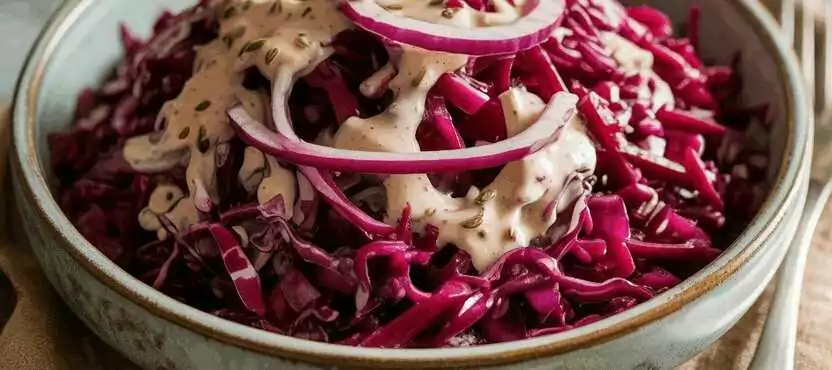 Deutscher Krautsalat für Beilage