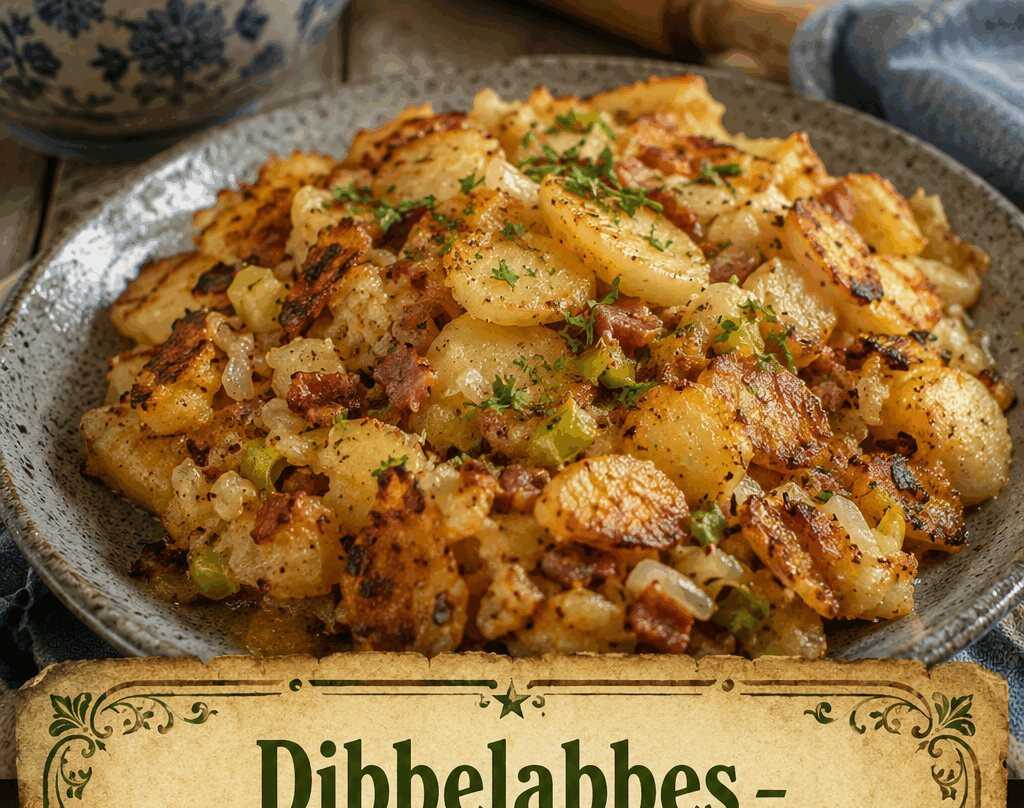 Dibbelabbes – saarländischer Kartoffelauflauf aus der Pfanne