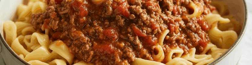 Die echte Sauce Bolognese – Originalrezept – so sieht es fertig aus