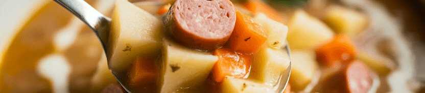 Die leckerste Kartoffelsuppe die ich je gemacht habe in 1 Stunde! – so sieht es fertig aus