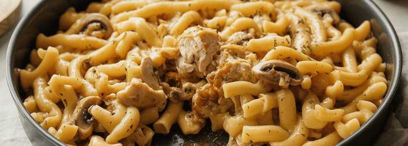 Pfanne ever, Hähnchen Pilzpfanne in 15 Minuten
