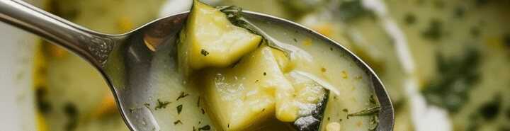 Die Suppe ist ein vergessener Schatz Sie brauchen nur 300 g Zucchini