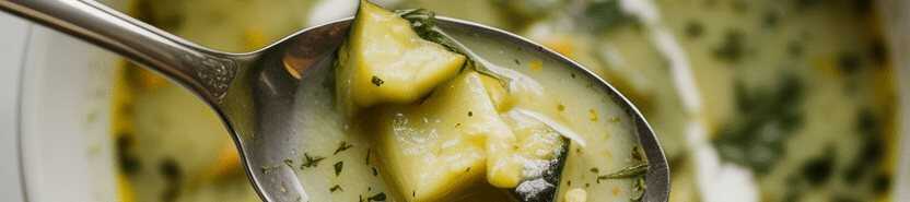 Die Suppe ist ein vergessener Schatz Sie brauchen nur 300 g Zucchini