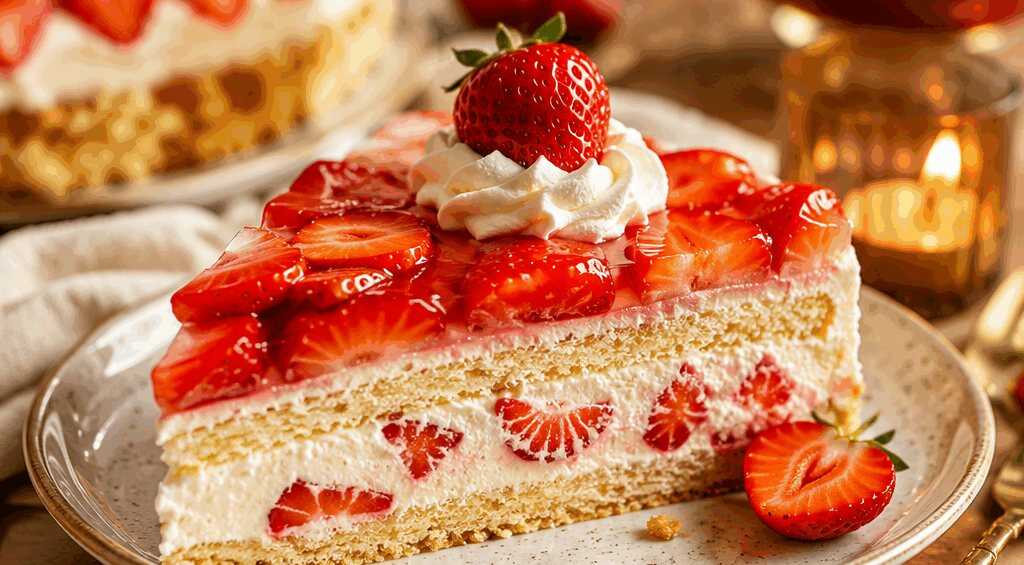 Diese Erdbeer-Torte wirst du nicht widerstehen können! – so sieht es fertig aus