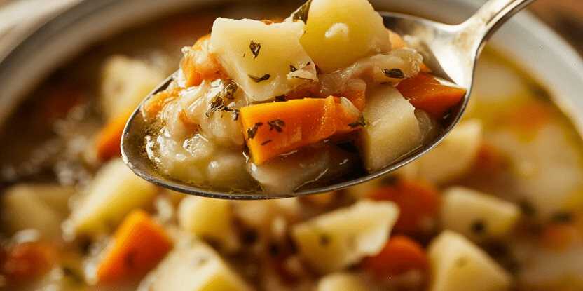 Diese Gemüsesuppe mit Kartoffel ist wie Medizin, im Winter super geliebt! – so sieht es fertig aus