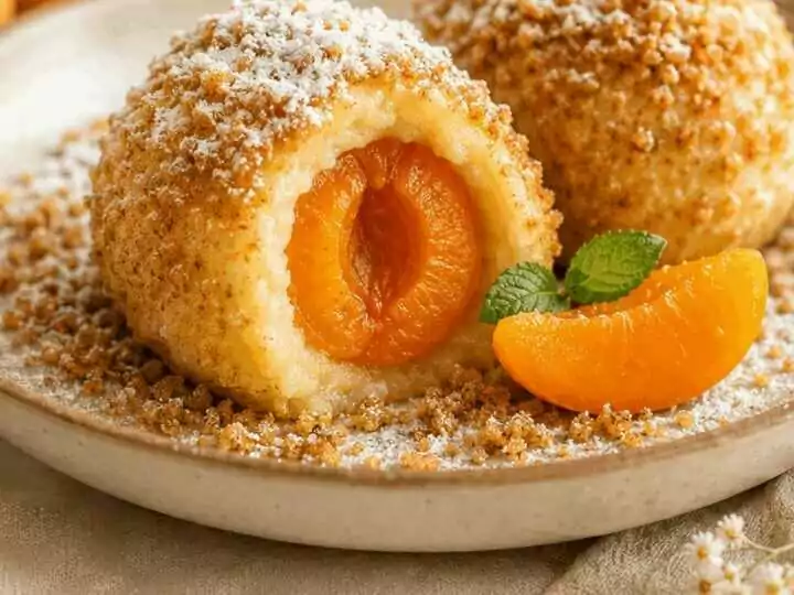 Diese himmlischen Marillenknödel aus Kartoffelteig musst du probieren!