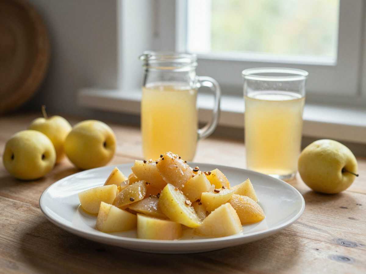 Diesem unwiderstehlichem Marillenkompott-Rezept kannst du nicht widerstehen! – während der Zubereitung