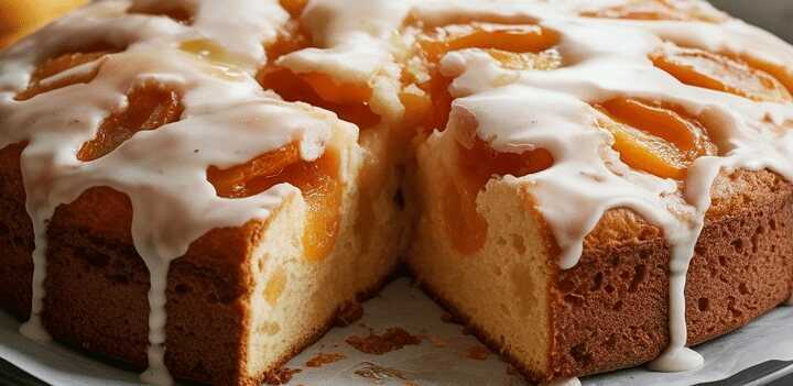 Diesen Kuchen isst du in 10 Minuten, Sie brauchen 450g Aprikosen!