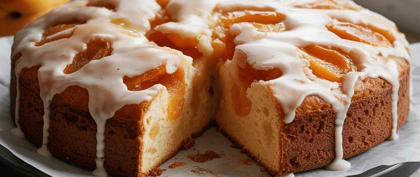 Diesen Kuchen isst du in 10 Minuten, Sie brauchen 450g Aprikosen!