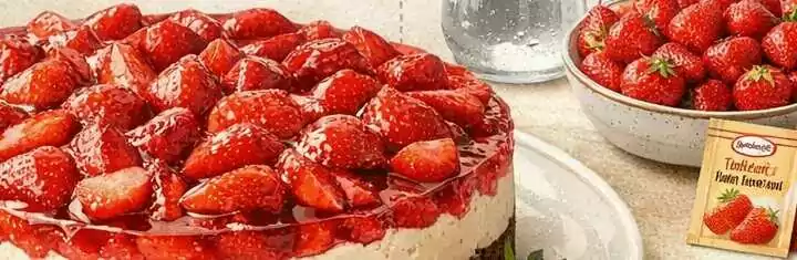 Dieser Erdbeerkuchen mit Quark- und Mascarponecreme wird Ihr neues Lieblingsdessert!