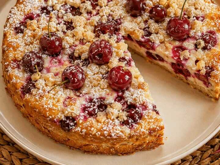 Dieser Kirsch-Joghurt-Kuchen ist in nur 5 Minuten bereit – Probier’s jetzt aus!
