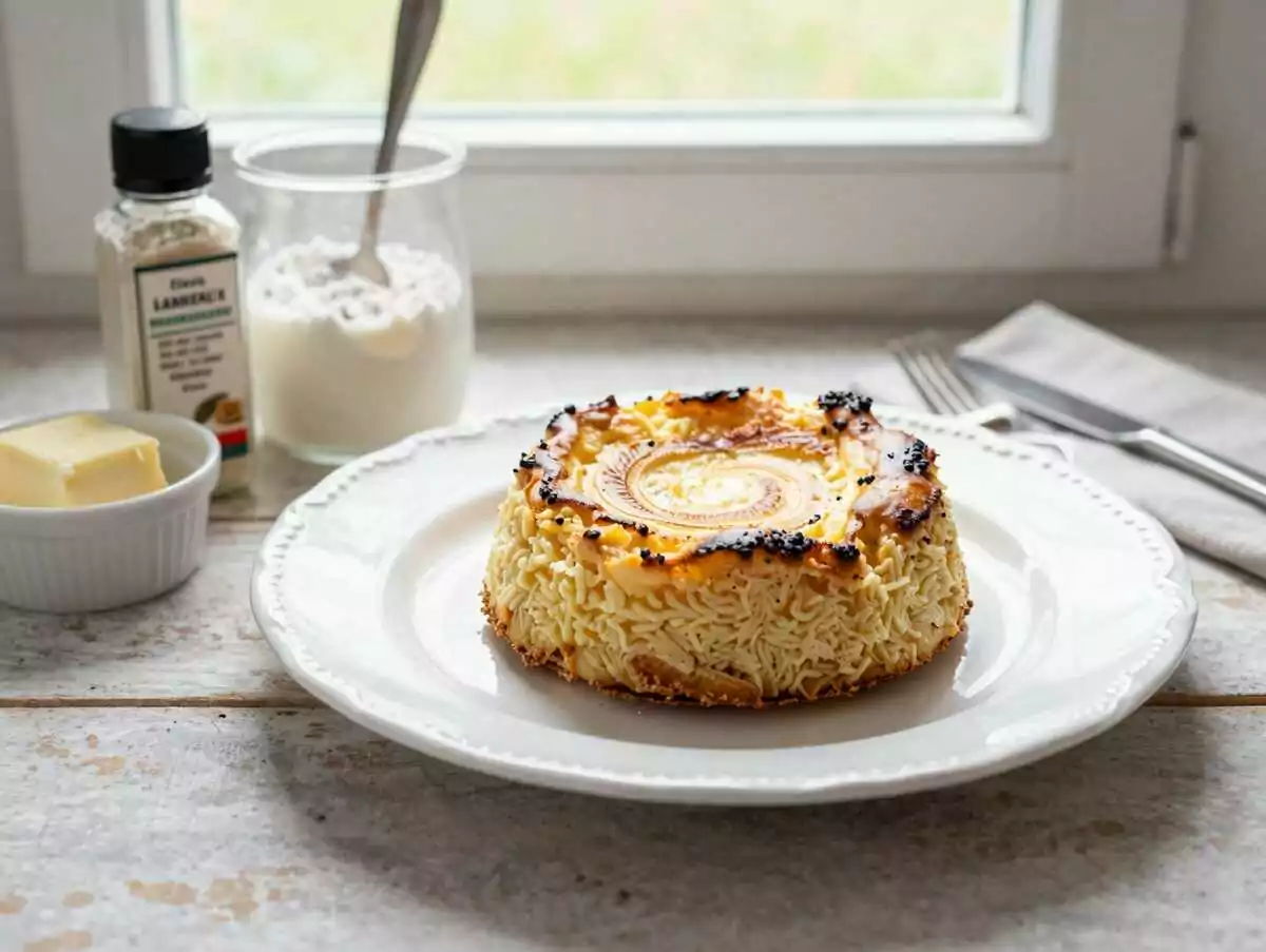 Dieses Apfelkuchen-Rezept mit Vanillepudding wird dein neuer Favorit! – während der Zubereitung