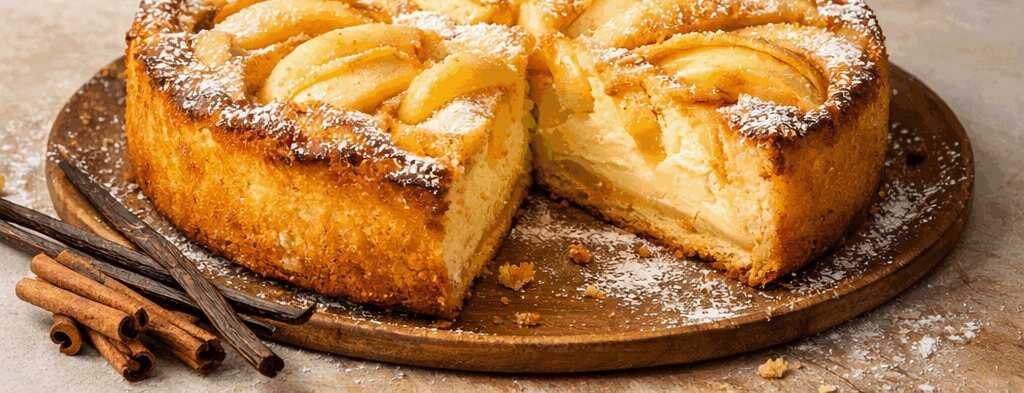 Dieses Apfelkuchen-Rezept mit Vanillepudding wird dein neuer Favorit!