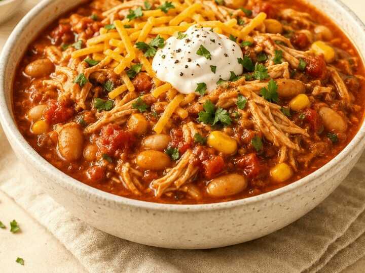 Dieses Crockpot-Hähnchen-Chili wirst du jede Woche kochen wollen!