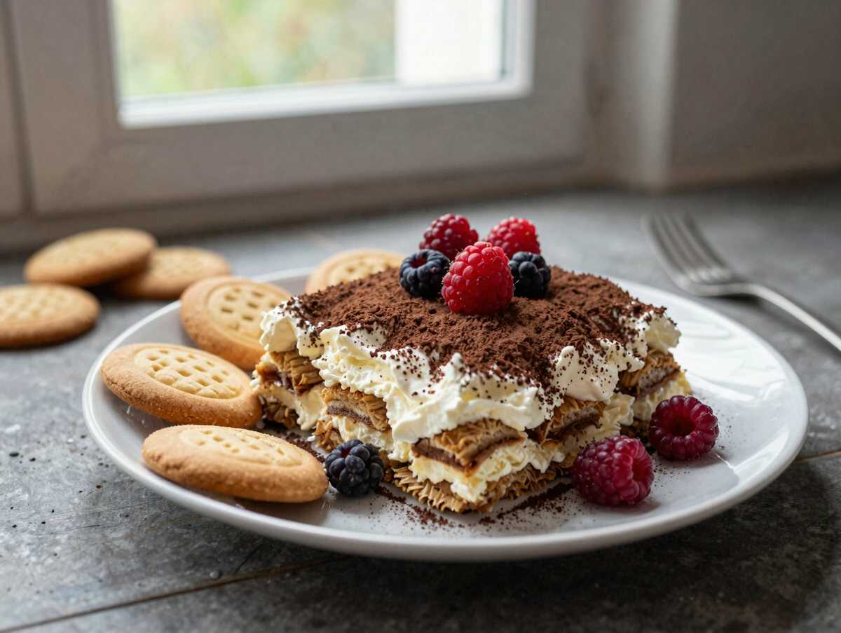 Dieses Erdbeer-Tiramisu wird Ihr neuer Sommerfavorit! – während der Zubereitung