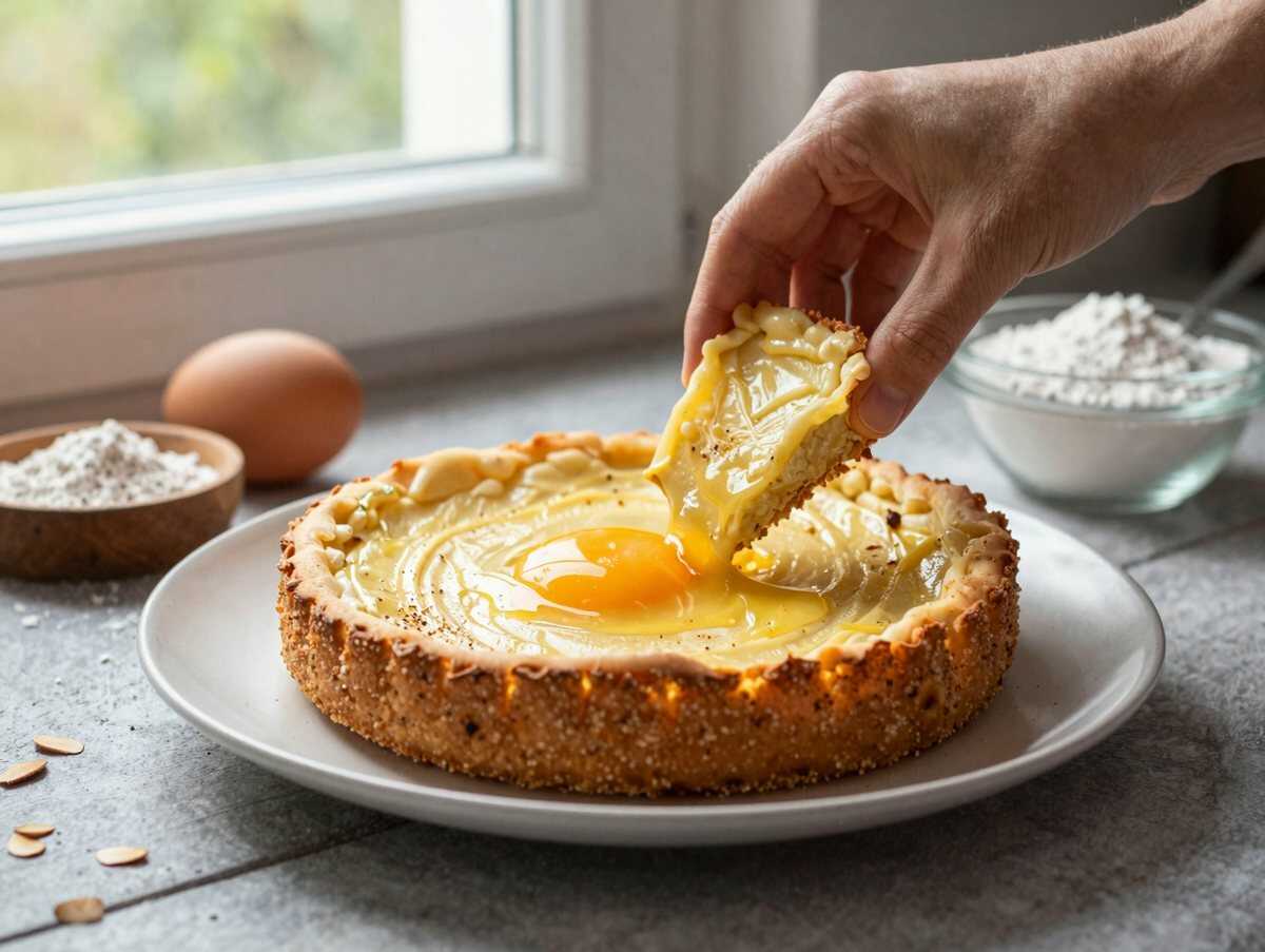 Dieses Kiesgrubenkuchen-Rezept wird Ihr neuer Lieblingsnachtisch! – während der Zubereitung