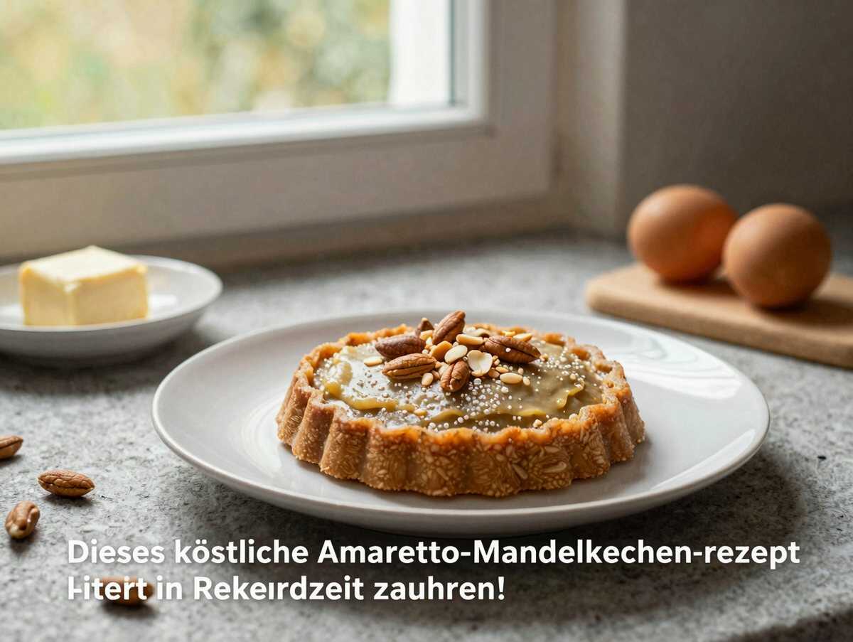 Dieses köstliche Amaretto-Mandelkuchen-Rezept in Rekordzeit zaubern! – während der Zubereitung