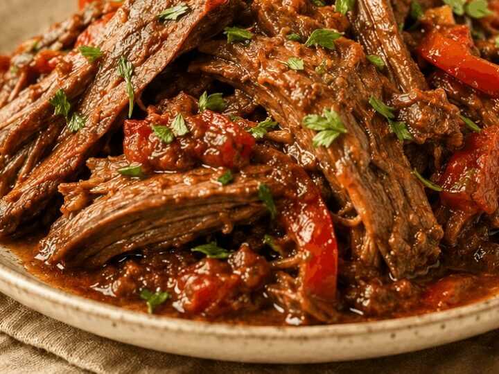 Dieses köstliche italienische Rindfleisch aus dem Crockpot wird eure Familienessen revolutionieren!