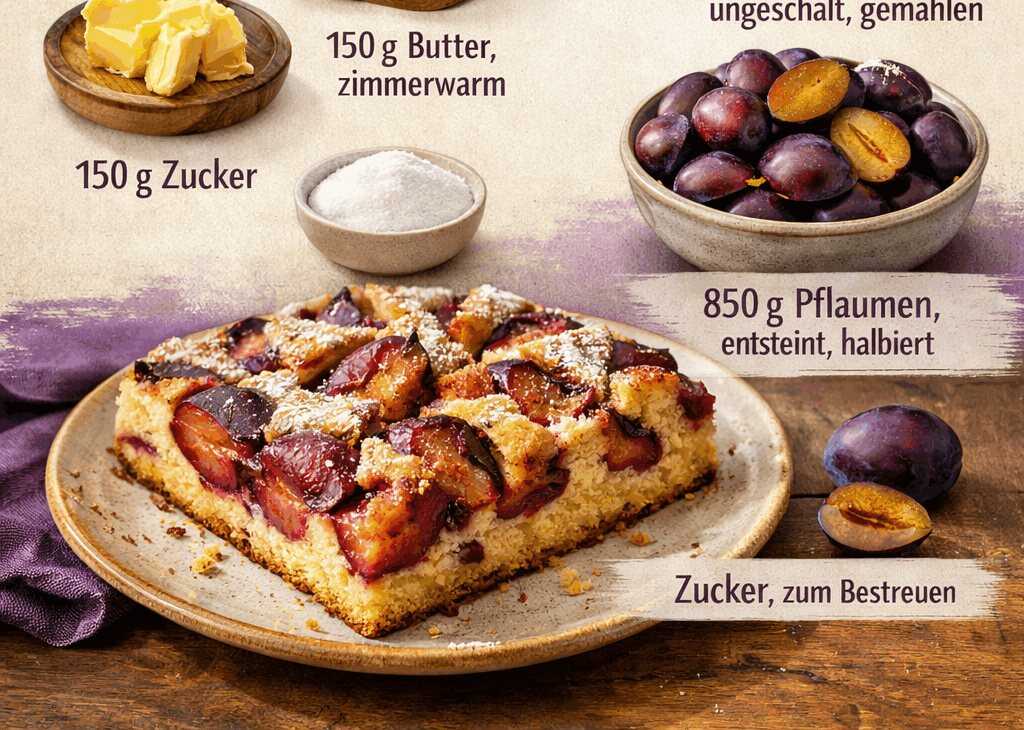 Dieses Pflaumenkuchen-Rezept wirst du lieben