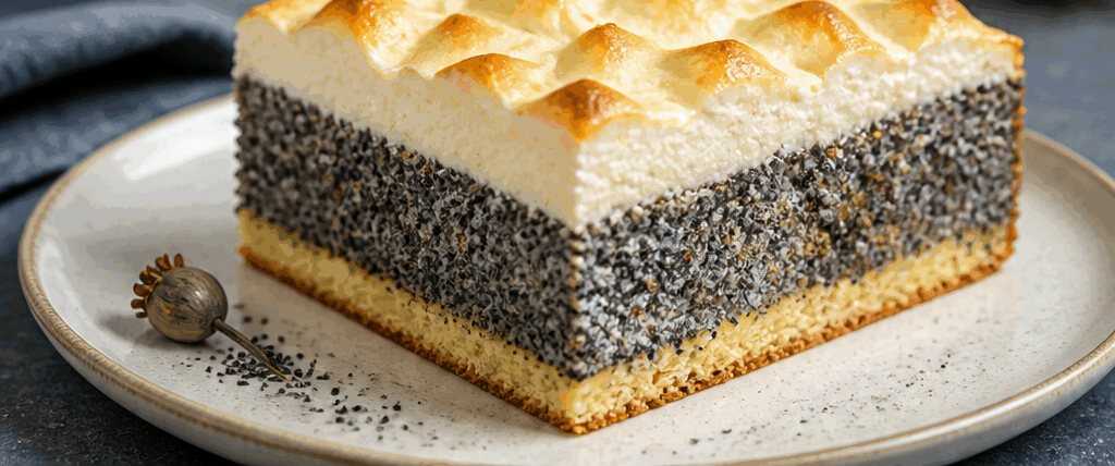 Dieses Rezept für Mohn-Schmandkuchen wird alle begeistern!