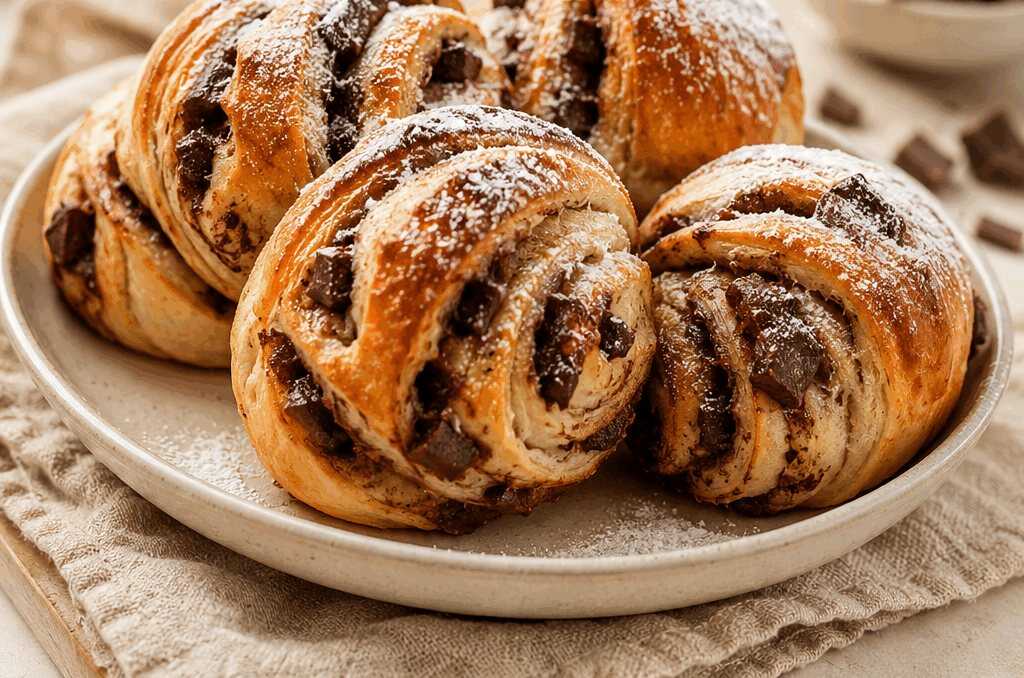 Dieses Rezept für Schokobrötchen musst du ausprobieren!