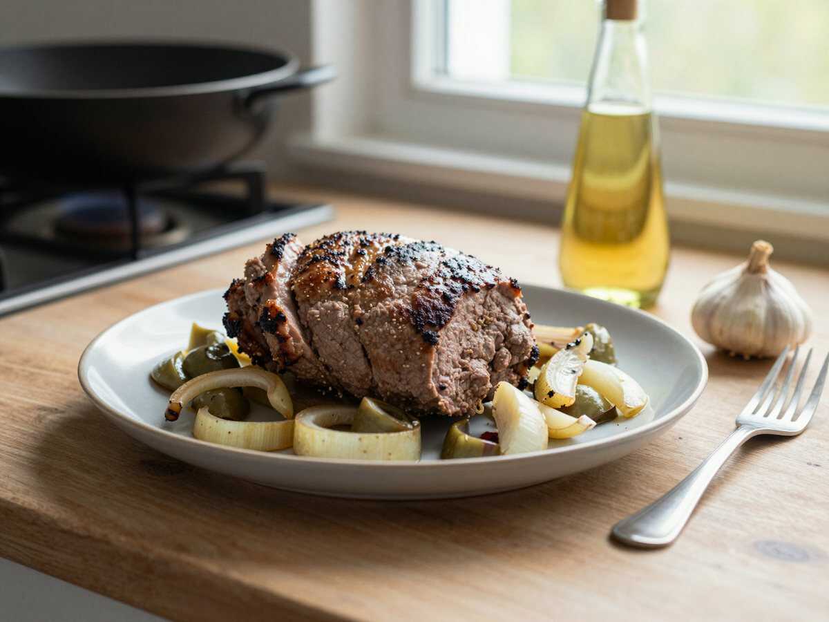 Dieses saftige, köstliche Rezept für den besten Puten-Hackbraten wird Sie begeistern! – während der Zubereitung
