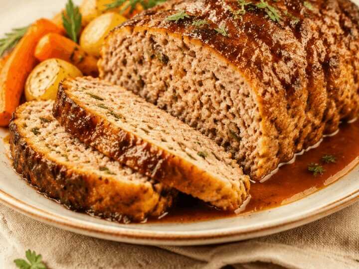 Dieses saftige, köstliche Rezept für den besten Puten-Hackbraten wird Sie begeistern!