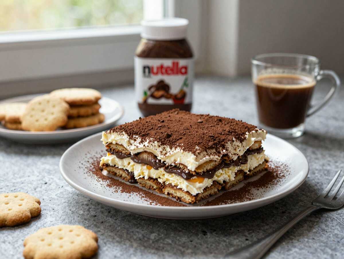 Dieses schnelle Nutella-Tiramisu-Rezept wirst du jeden Tag genießen wollen! – während der Zubereitung