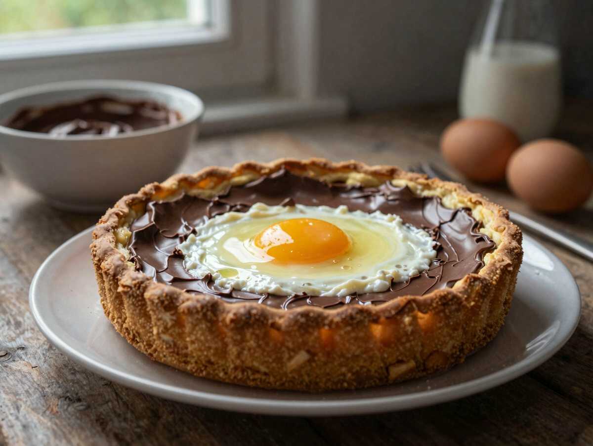Drei-Zutaten-Wolken-Käsekuchen: So einfach und lecker! – während der Zubereitung