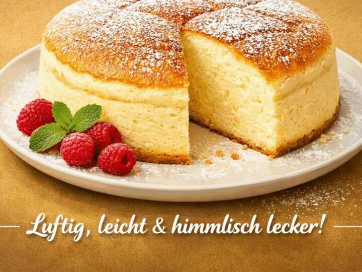 Drei-Zutaten-Wolken-Käsekuchen: So einfach und lecker!