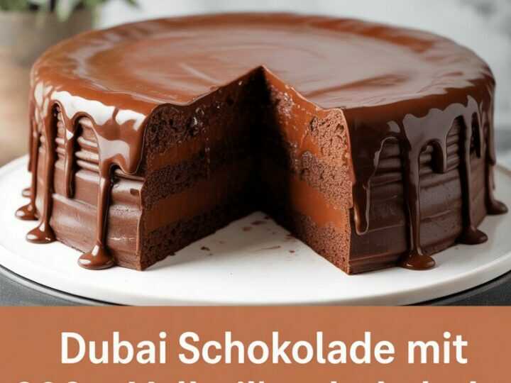 Dubai Schokolade mit 200 g Vollmilchschokolade das einfachste Rezept!