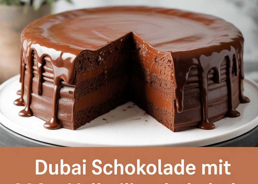 Dubai Schokolade mit 200 g Vollmilchschokolade das einfachste Rezept!