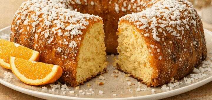 Duftender Orangen-Kokos-Kuchen: Das unwiderstehlich zarte Dessert-Rezept zum Nachbacken!