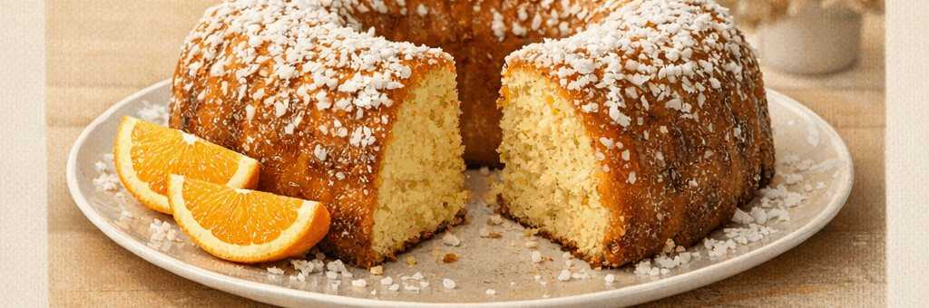 Duftender Orangen-Kokos-Kuchen