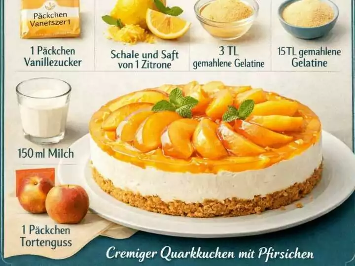 Eierfreier Quarkkuchen: Blitzschnelles No-Bake Rezept!