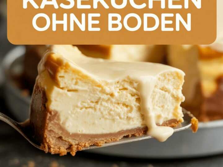 Eierlikör Käsekuchen ohne Boden mit 1 kg Sahnequark