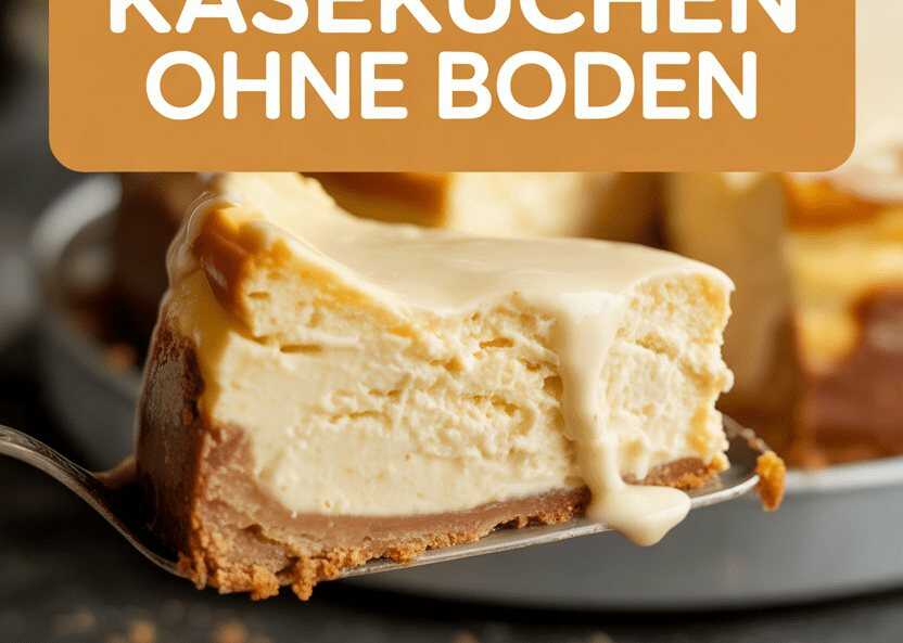 Eierlikör Käsekuchen ohne Boden mit 1 kg Sahnequark