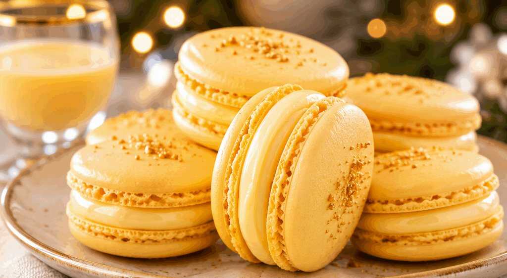 Eierlikör-Macarons: Das himmlische Rezept, das du probieren musst! – so sieht es fertig aus