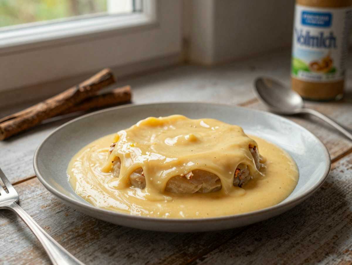 Eierpunsch, einfach und schnell für Weihnachten mit 350 ml Eierlikör! – während der Zubereitung