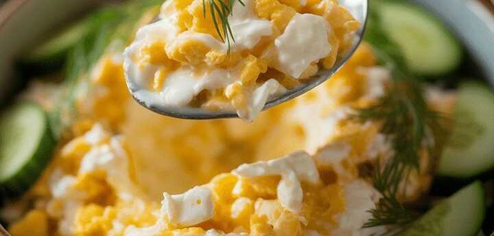 Eiersalat mit Gurke – Cremig, frisch & einfach perfekt!