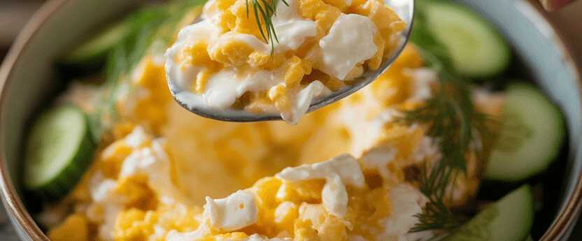 Eiersalat mit Gurke – Cremig, frisch & einfach perfekt!