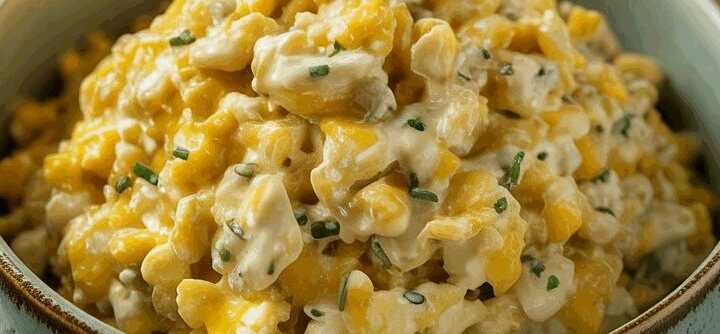 Eiersalat mit Schnittlauch ohne Mayonnaise